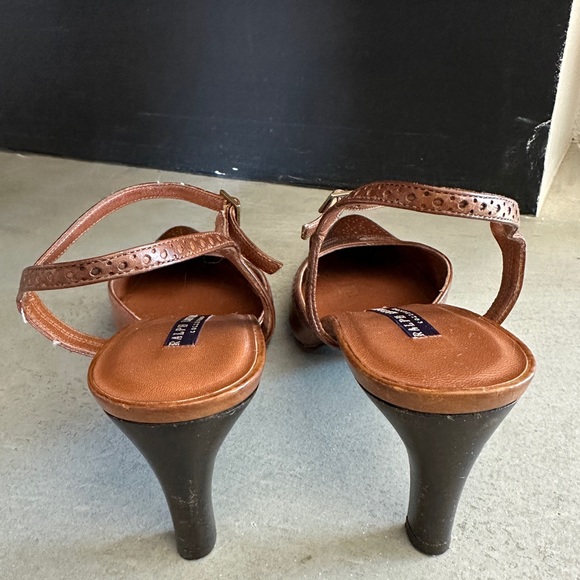 Gorgeous Wingtip Ralph Lauren Purple Label Heels - Picture 6 of 13